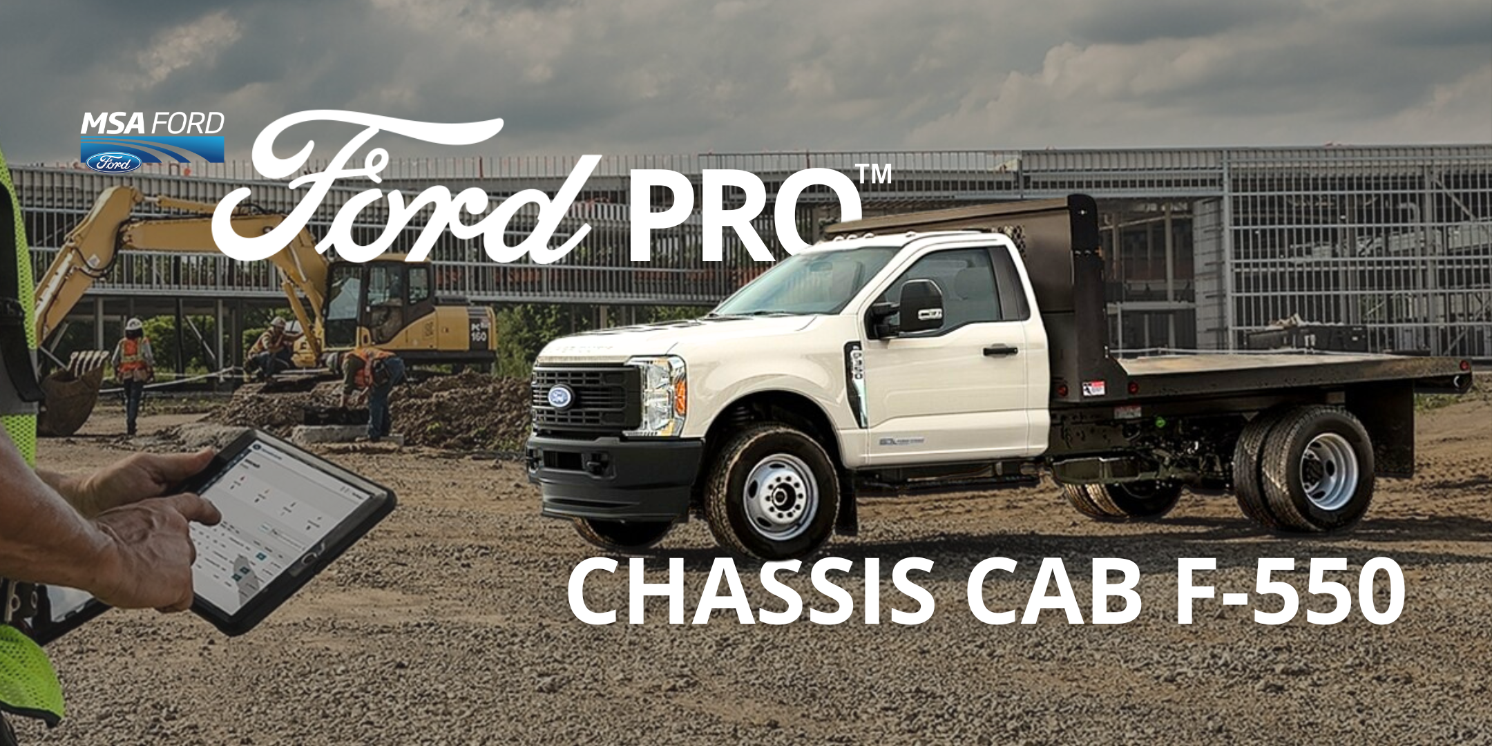 Discover how the Ford Pro F-550 Chassis Cab helps business owners get more done with powerful performance, advanced technology, and customizable configurations—built to handle any job with confidence.