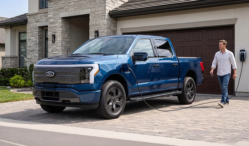 High-quality image of a silver Ford F-150 pickup truck at MSA Ford in Abbotsford, showcasing the vehicle's design and features.