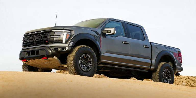 The 2026 Ford F-150 Raptor is a rugged, high-performance off-road pickup truck with advanced features, ideal for outdoor enthusiasts and heavy-duty tasks — available at MSA Ford.